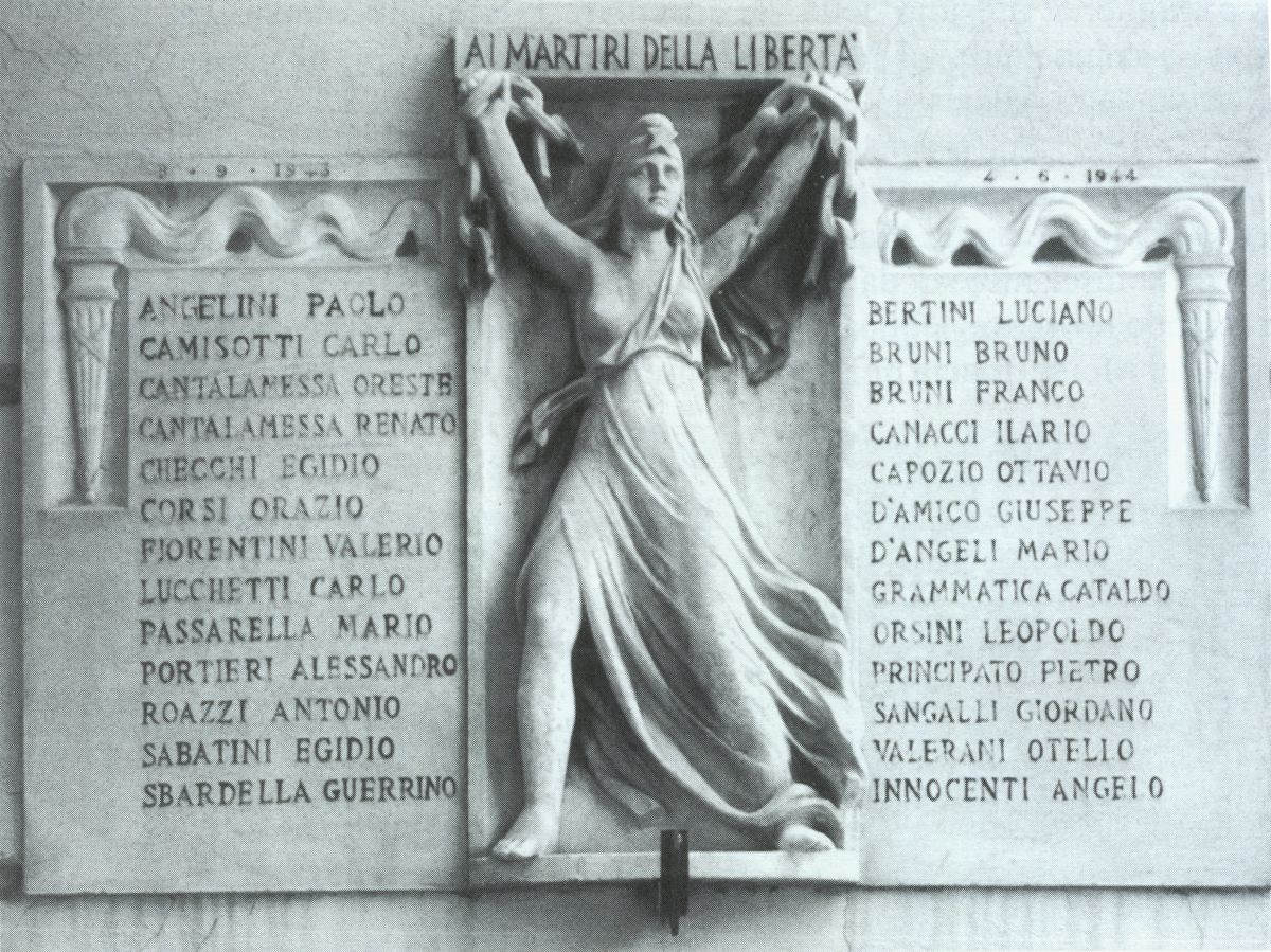 Targa dei Martiri della Libert&agrave;, Largo della Marranella [CC BY NC SA]