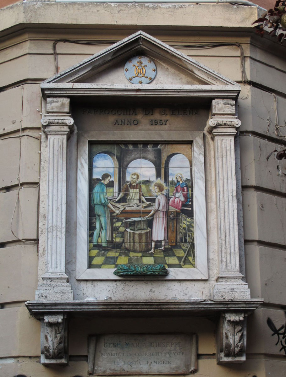 Edicola raffigurante la bottega di Giuseppe, Via del Pigneto  [CC BY NC SA]