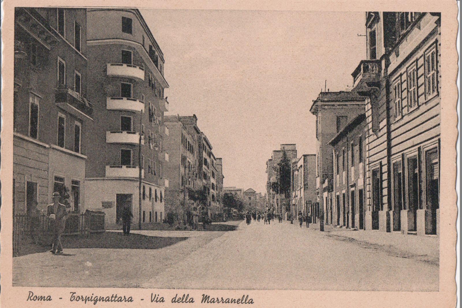 Roma, Via della Marranella, stampa 1942 (Collezione Ficacci) [CC BY NC ND]