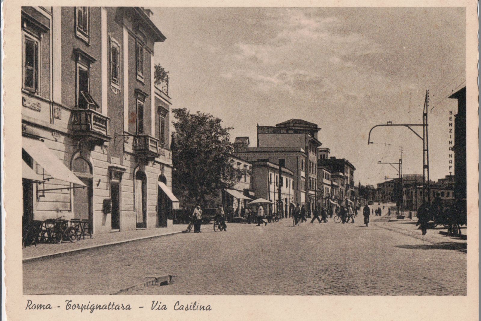 VIa Casilina Via della Marranella, stampa 1942 (Collezione Ficacci) [CC BY NC ND]